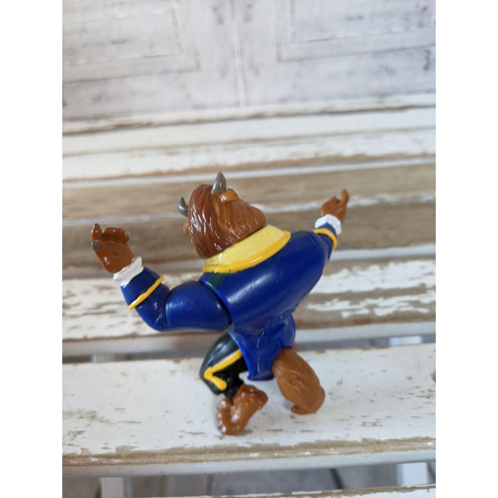 Burger King beauty and the beast jointed figurine toy Etsy