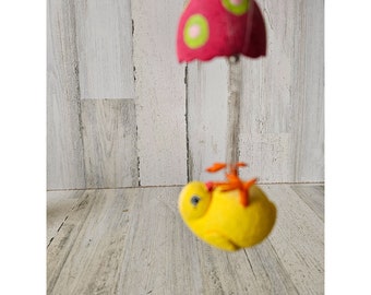 Dept 56 spring chicken ornament egg bird chick vintage unique