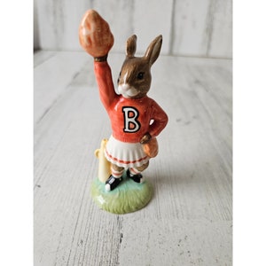 Royal Doulton cheerleader bunnykins figurine bunny statue