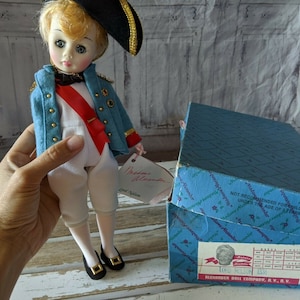 Vintage Madame Alexander 12″ LORD NELSON Portraits of History Doll w/ Box 1336
