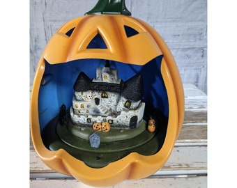 Eluceo animated pumpkin light up sound haunted house decor