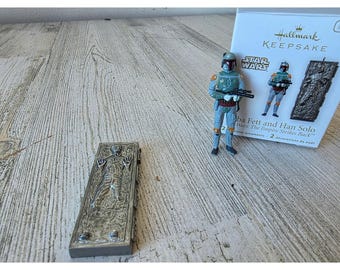 Hallmark boba fett han solo mini Star wars empire strikes back ornament Xmas