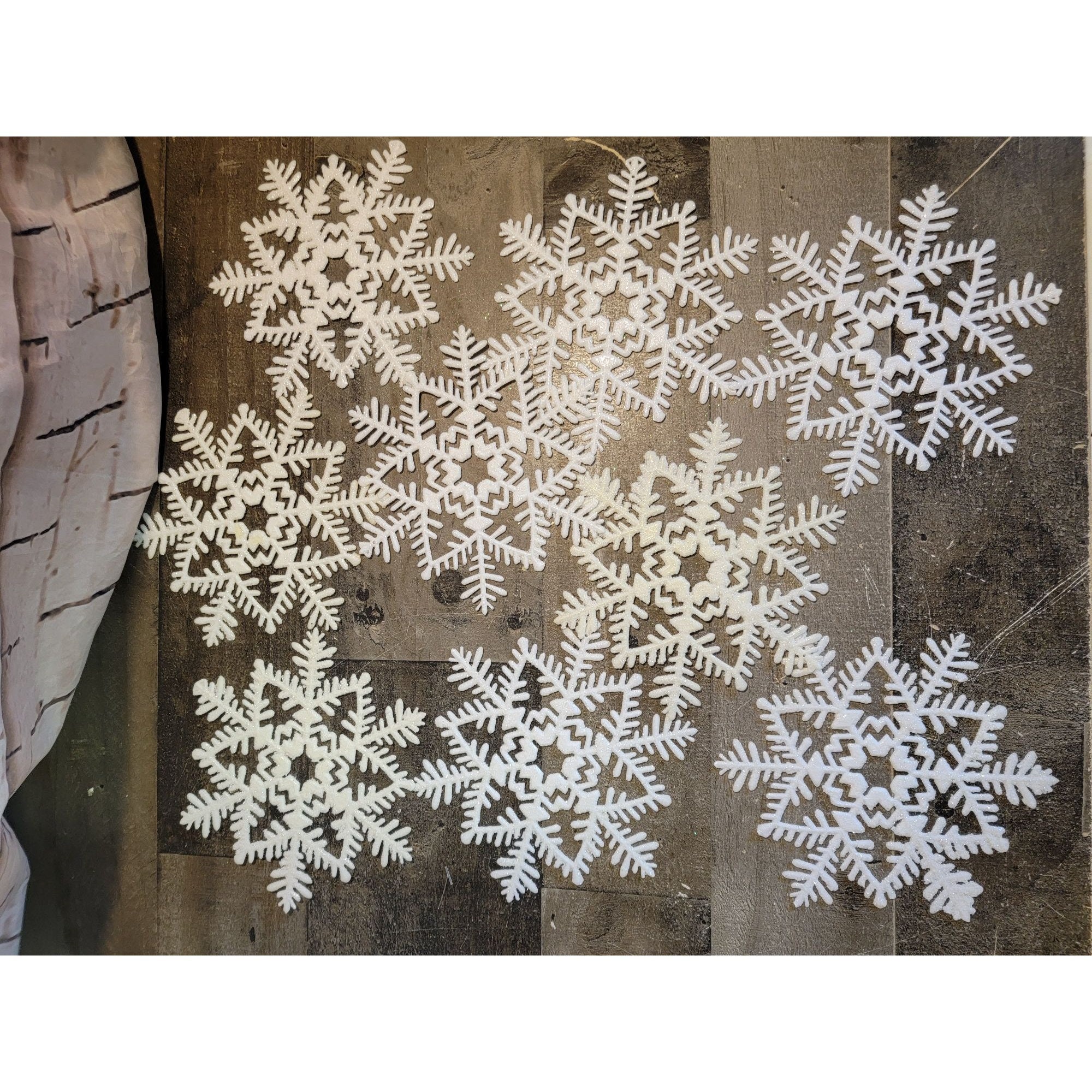 Paillettes con fiocchi di neve glitter 20g per artigianato