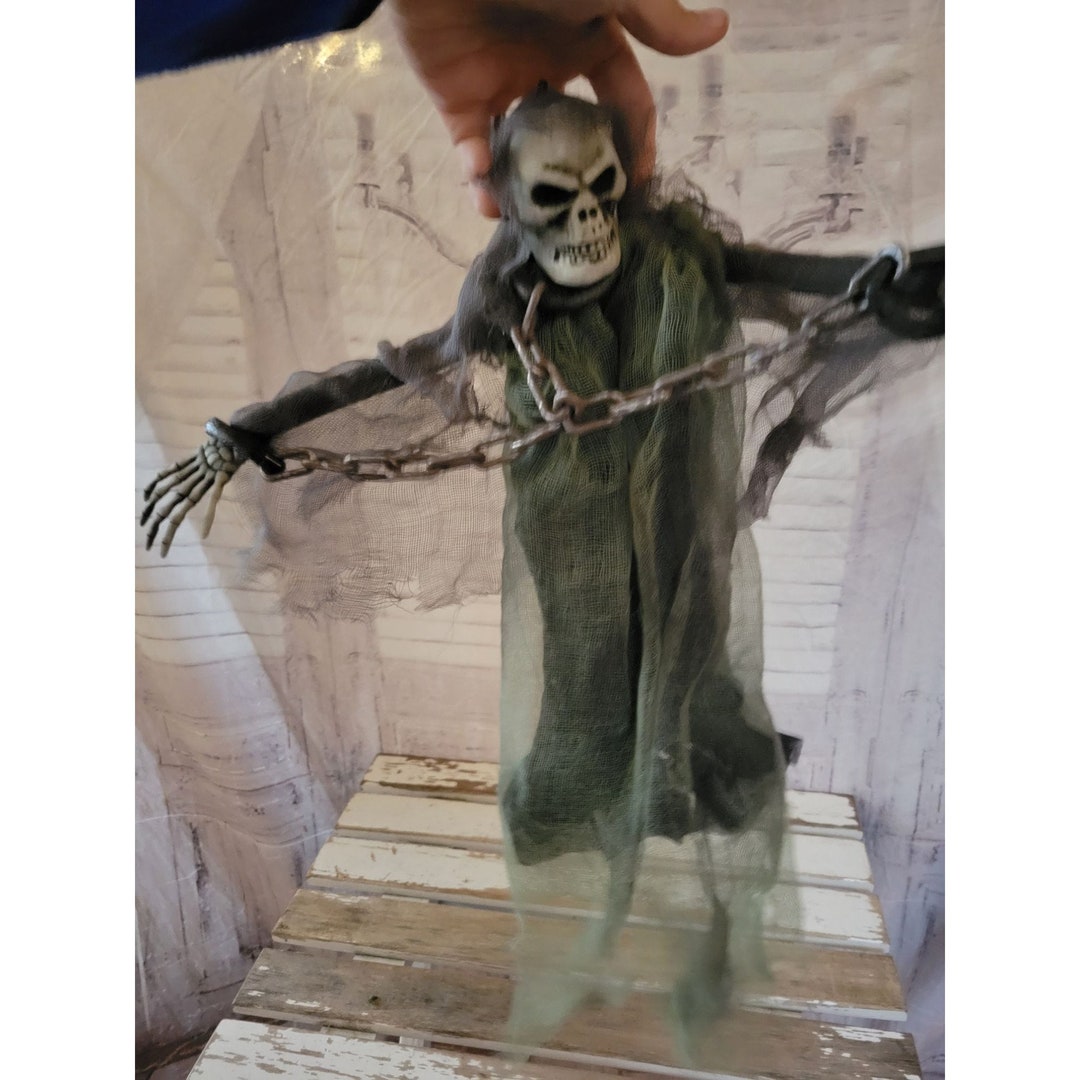 Spaß Welt Skelett Gefangener hängen Sensenmann Mini Tisch zu Hause  Halloween Dekor -  Schweiz