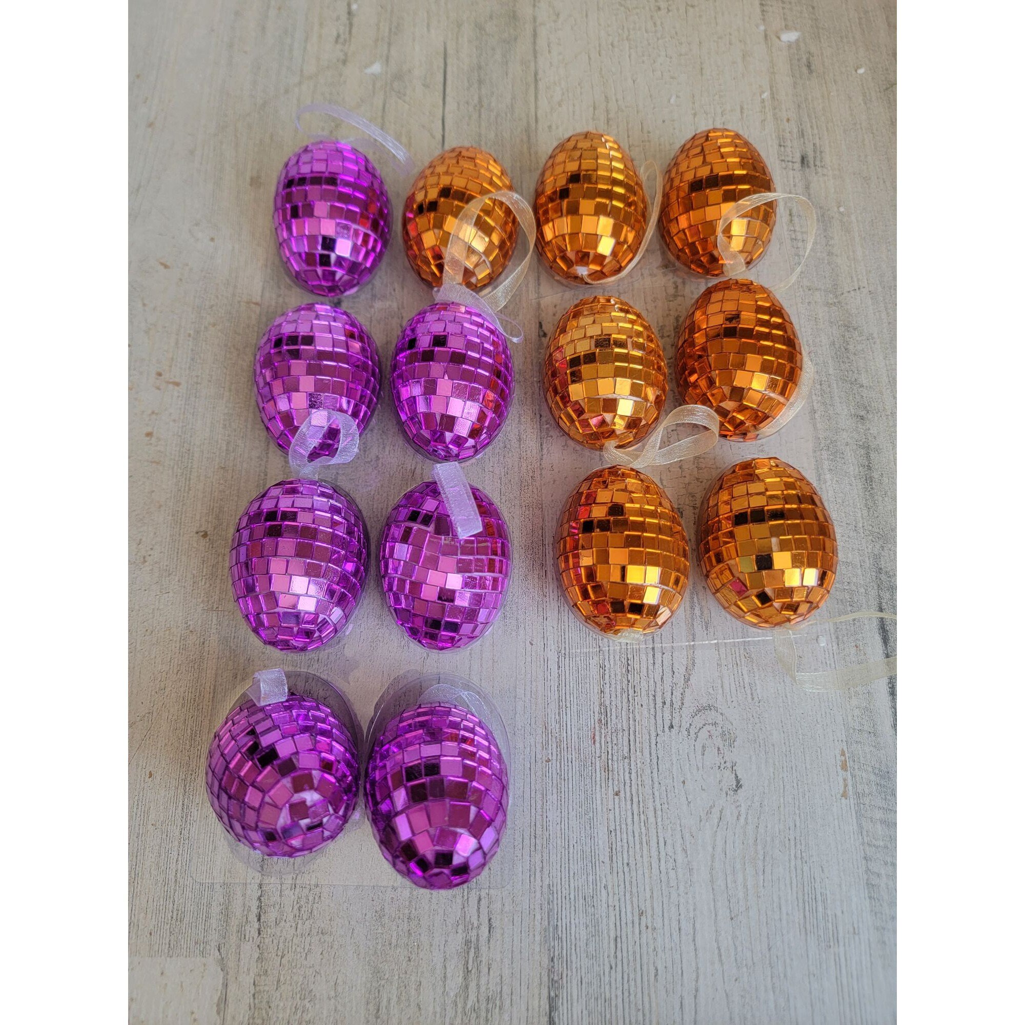 Disco ball egg