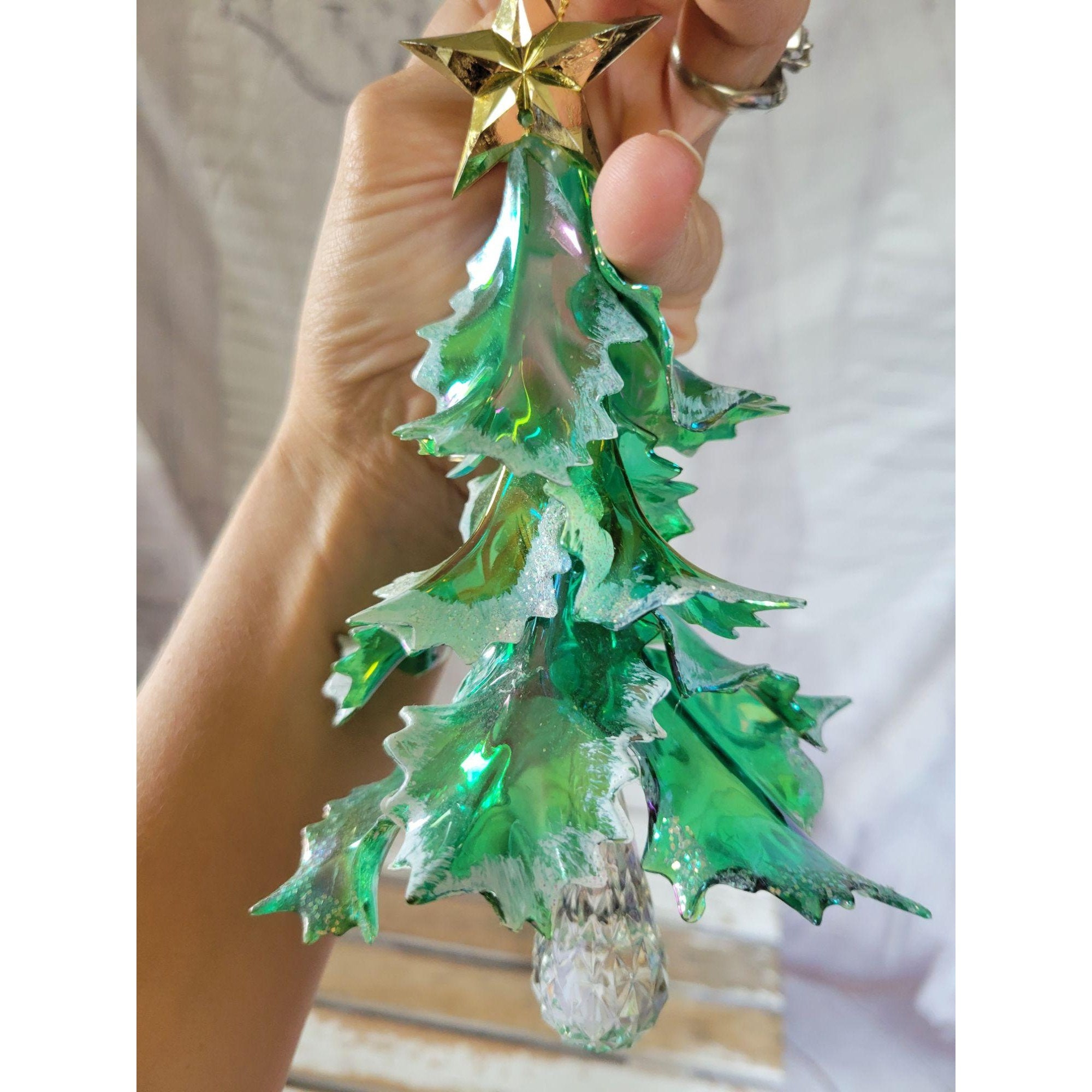 Vintage blown glass tree ornaments Etsy