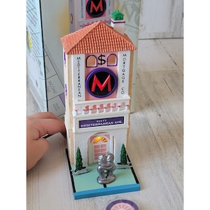 Dept 56 Mediterranean Mortage Co. 13600 monopoly village accessory