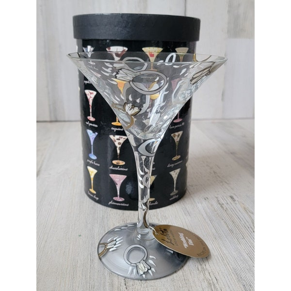 Lolita Wedding martini glass ring drinkware decor