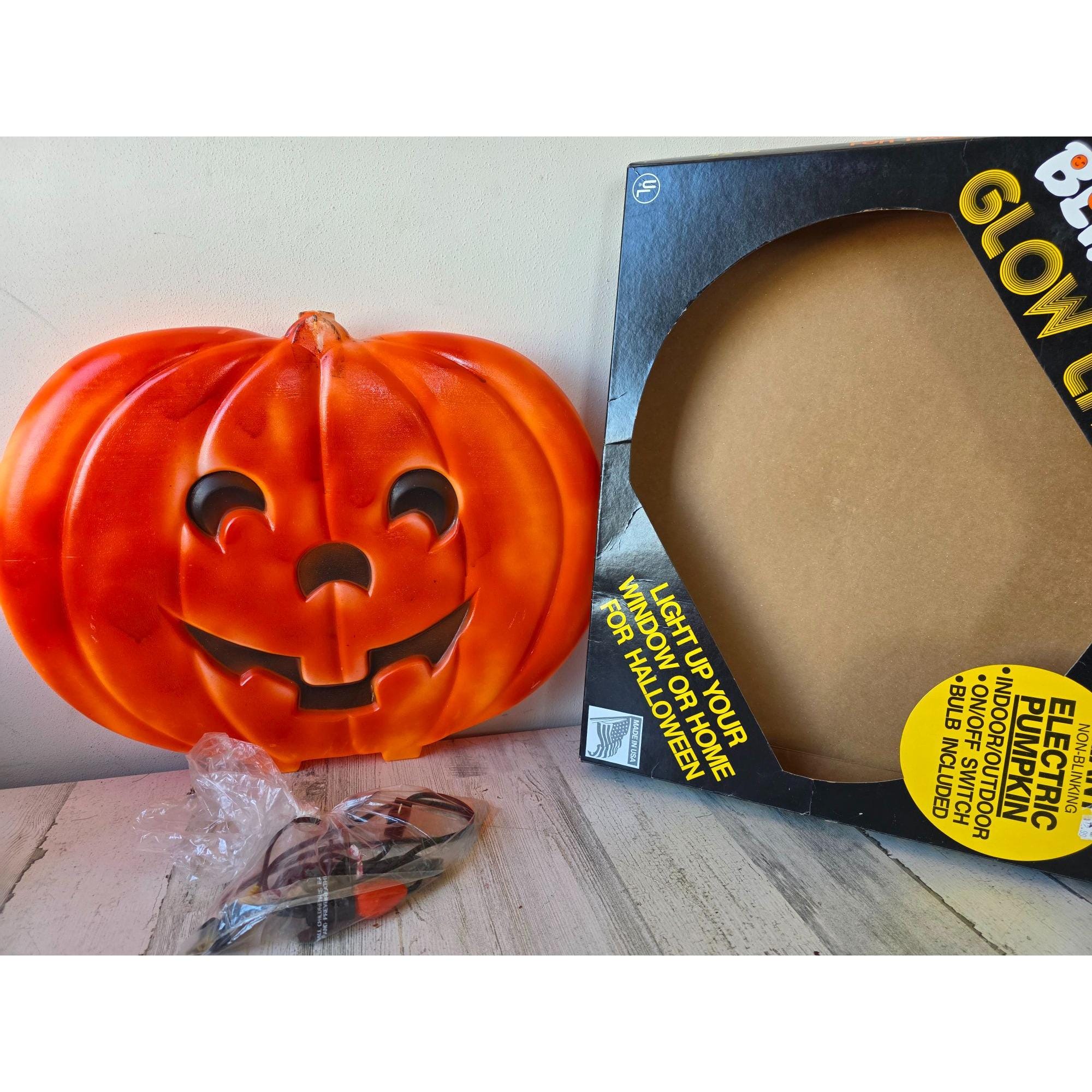 Vintage Blinky Pumpkin - Etsy