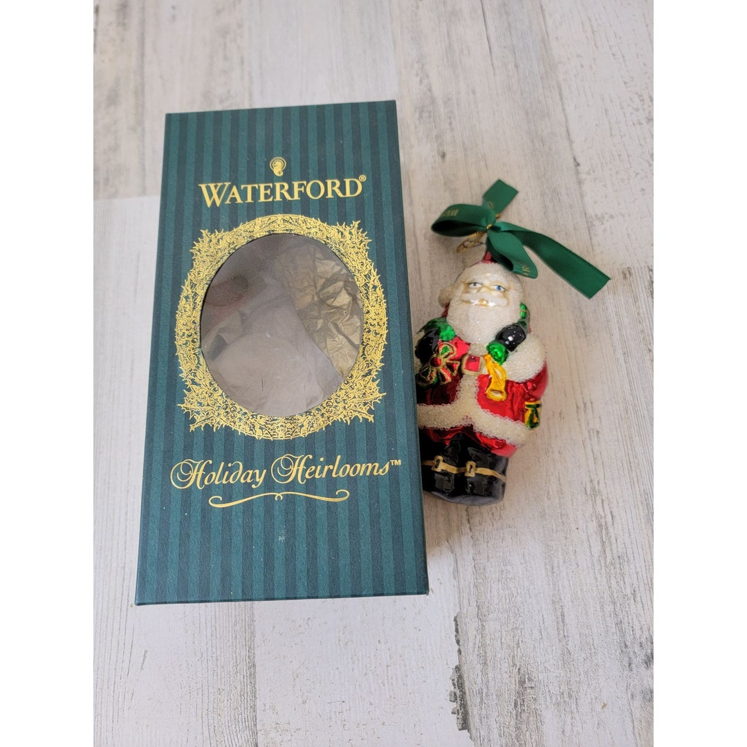Waterford Santa Claus Nostalgic Collection Blown Glass Ornament Xmas - Etsy
