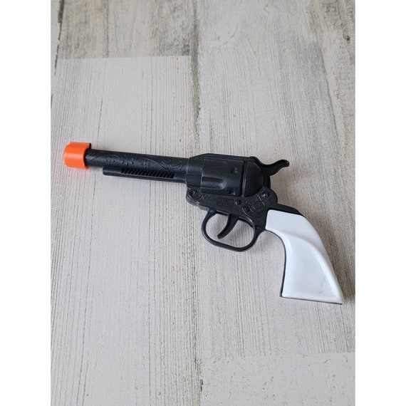 Black White Halloween Toy Gun Cowboy Costume Prop Decor Etsy