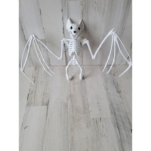 Hanging skeleton bat crazy bonez large Halloween prop decor
