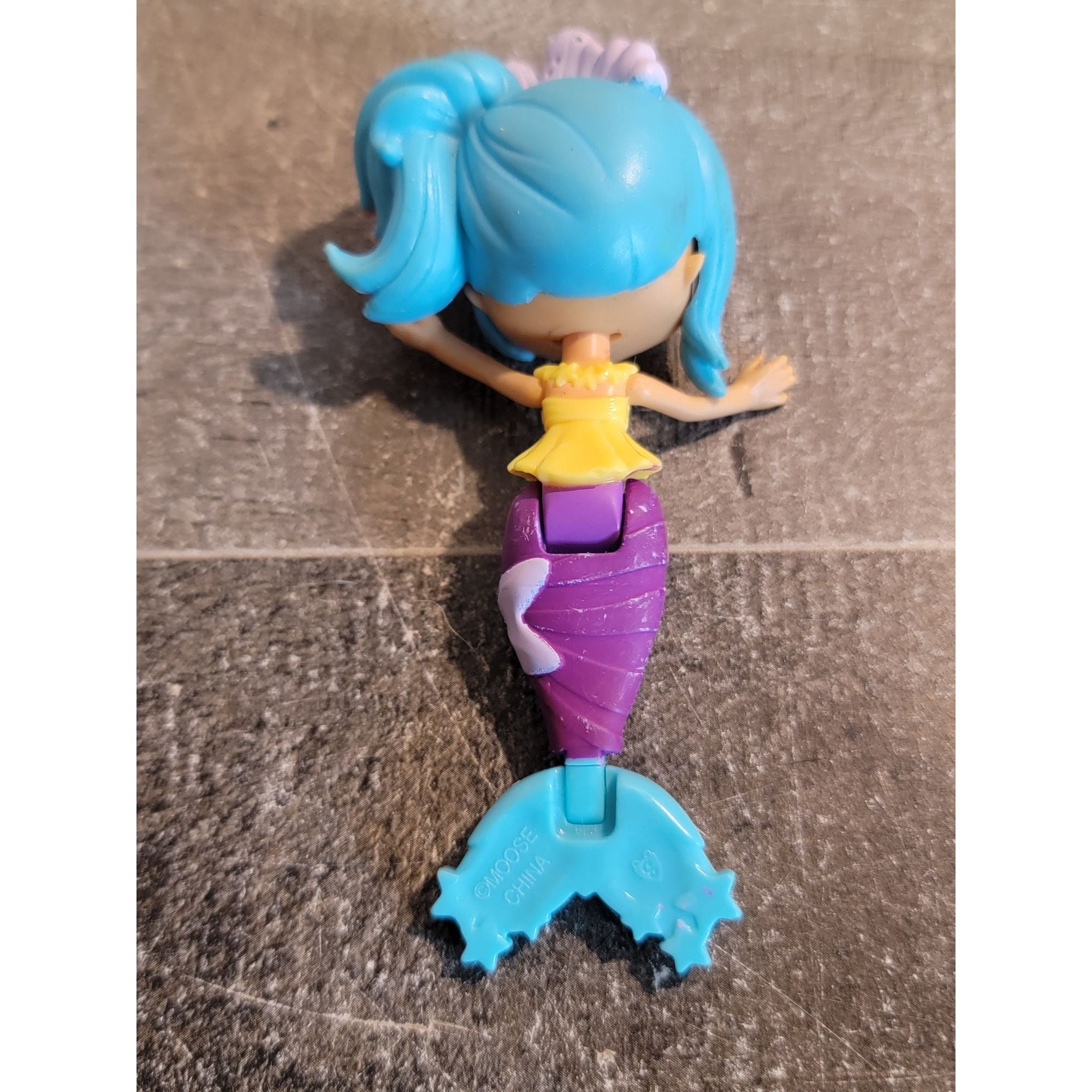 Moose Blue Purple Mermaid Girl Fantasy Toy Figure - Etsy