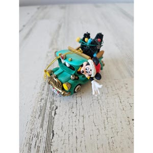 Enesco Mickey&#39;s trees truck car ornament vintage Xmas tree