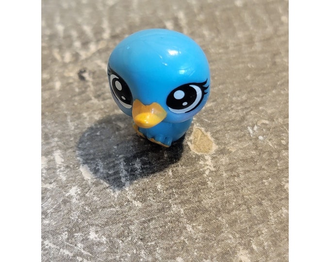 Littlest Pet Shop Blue Bird LPS Mini Toy Figure Etsy