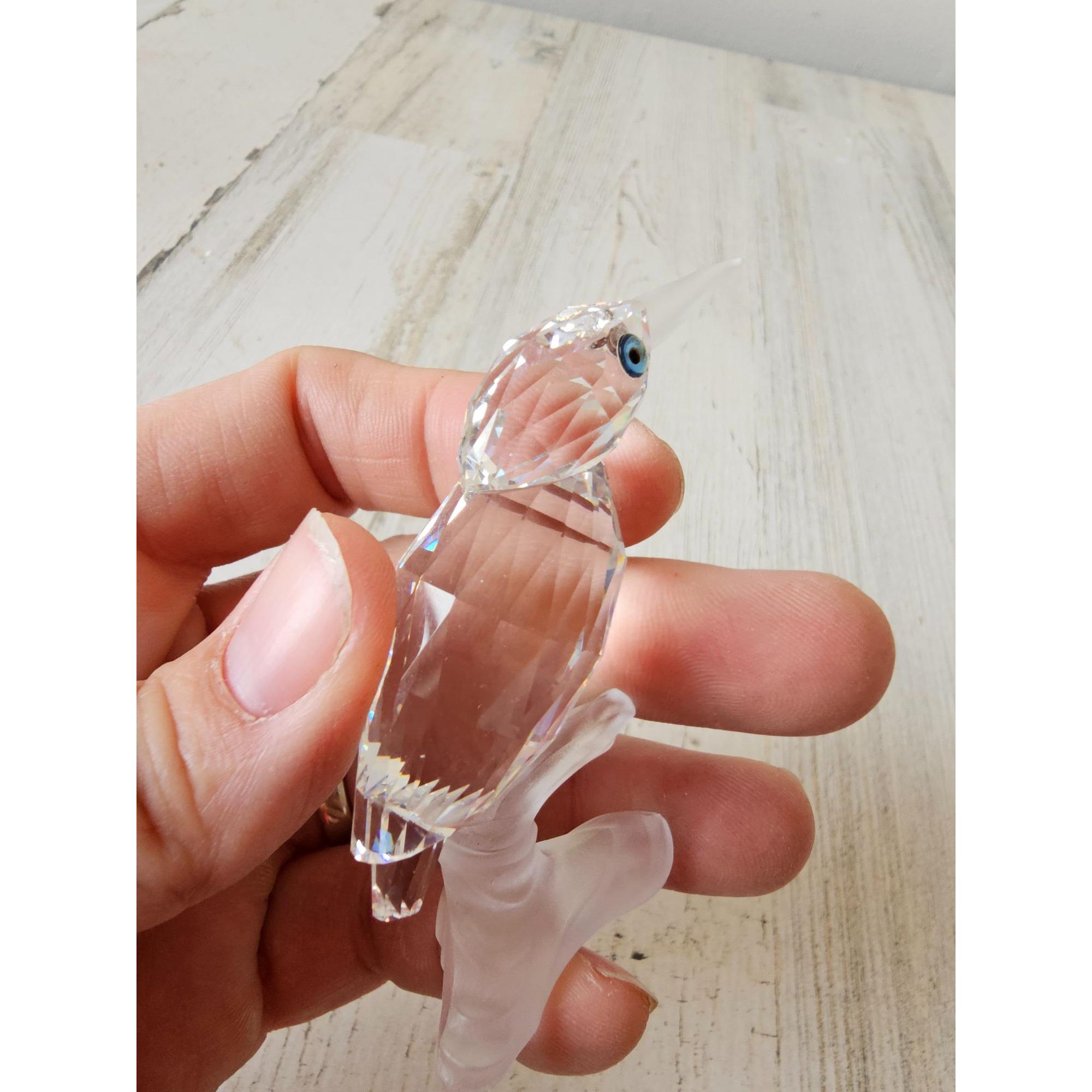 スワロフスキー カワセミ 鳥 クリスタル フィギュア 像 - Etsy 日本