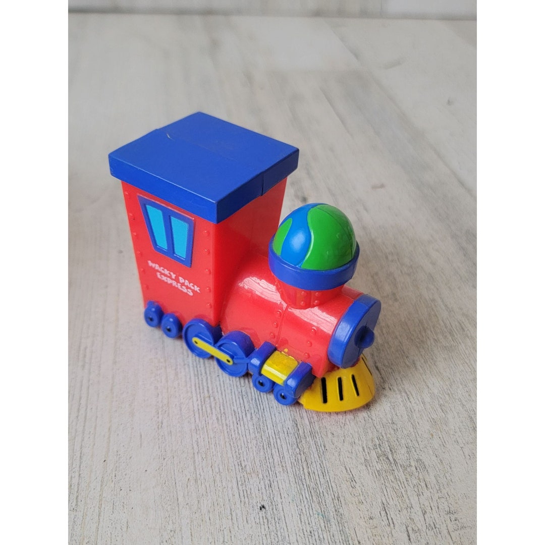 Adit 1999 Wacky Pack Express Train Toy Figure Etsy