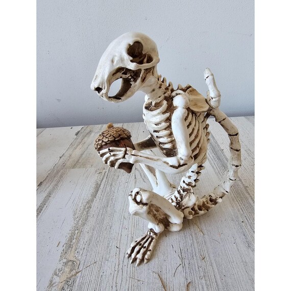 リスの骨格像の置物ハロウィンの装飾ナッツどんぐりユニーク - Etsy 日本
