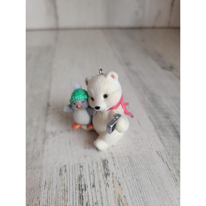 Hallmark Snap Happy Friends Polar Bear Ornament Xmas Camera Etsy