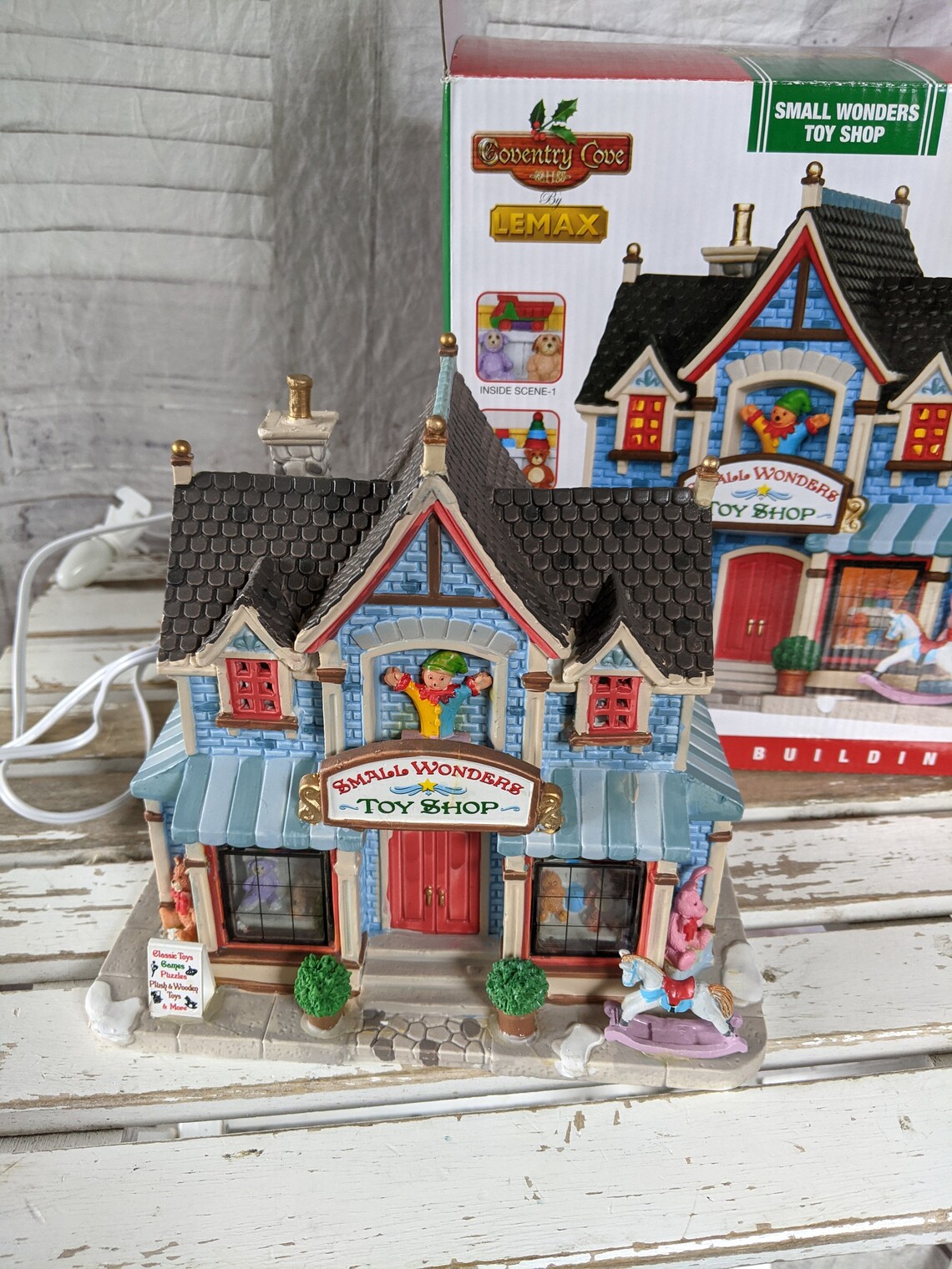 Lemax Small Wonders Toy Shop Village Building House Shop Etsy