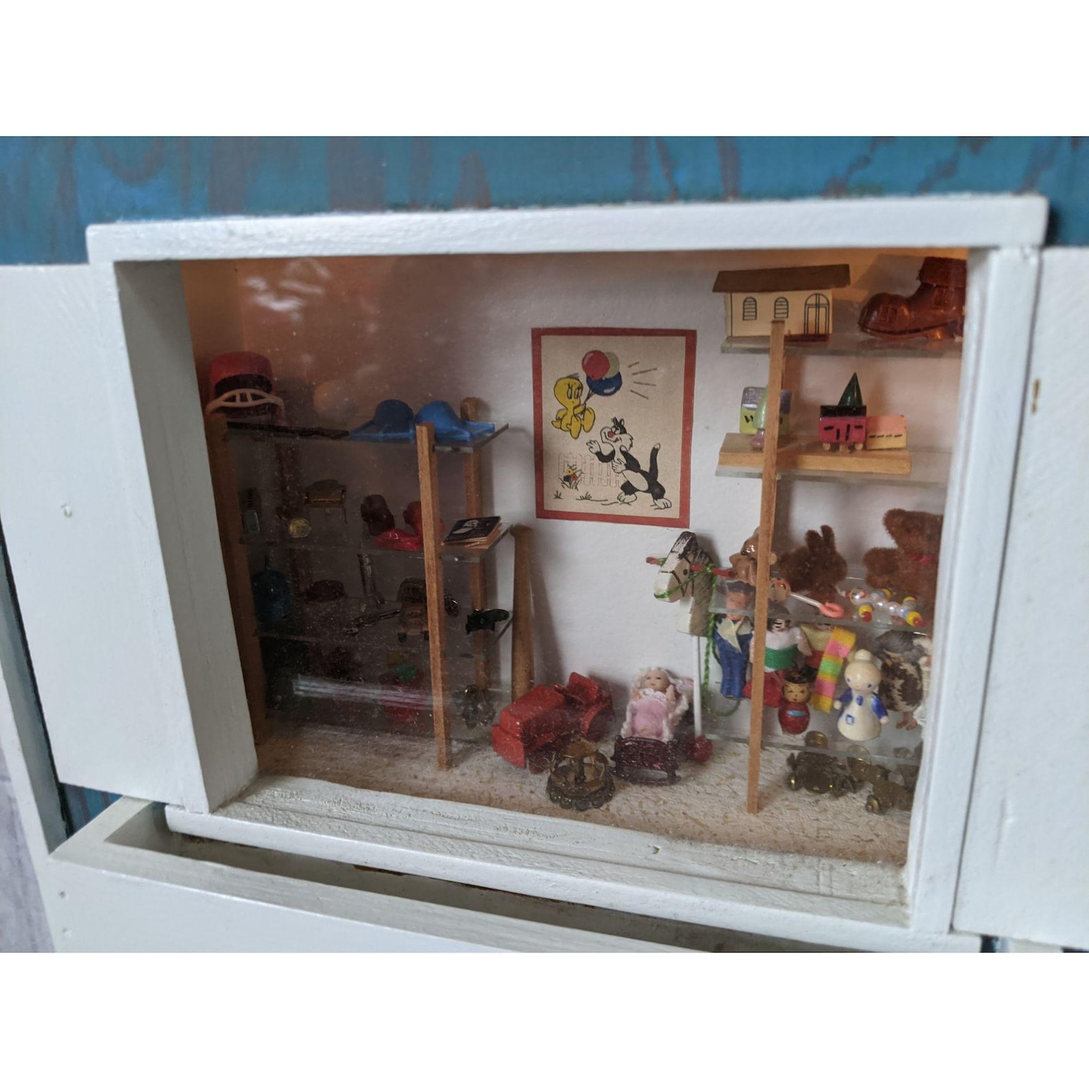 Handmade electrical dollhouse diorama miniature hanging wall Etsy