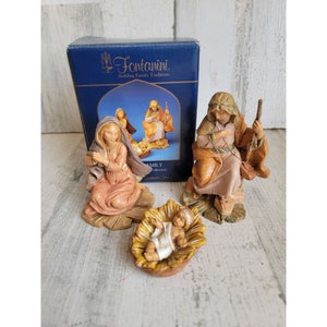 Fotanini Roman Inc Holy Family italy vintage figure Xmas