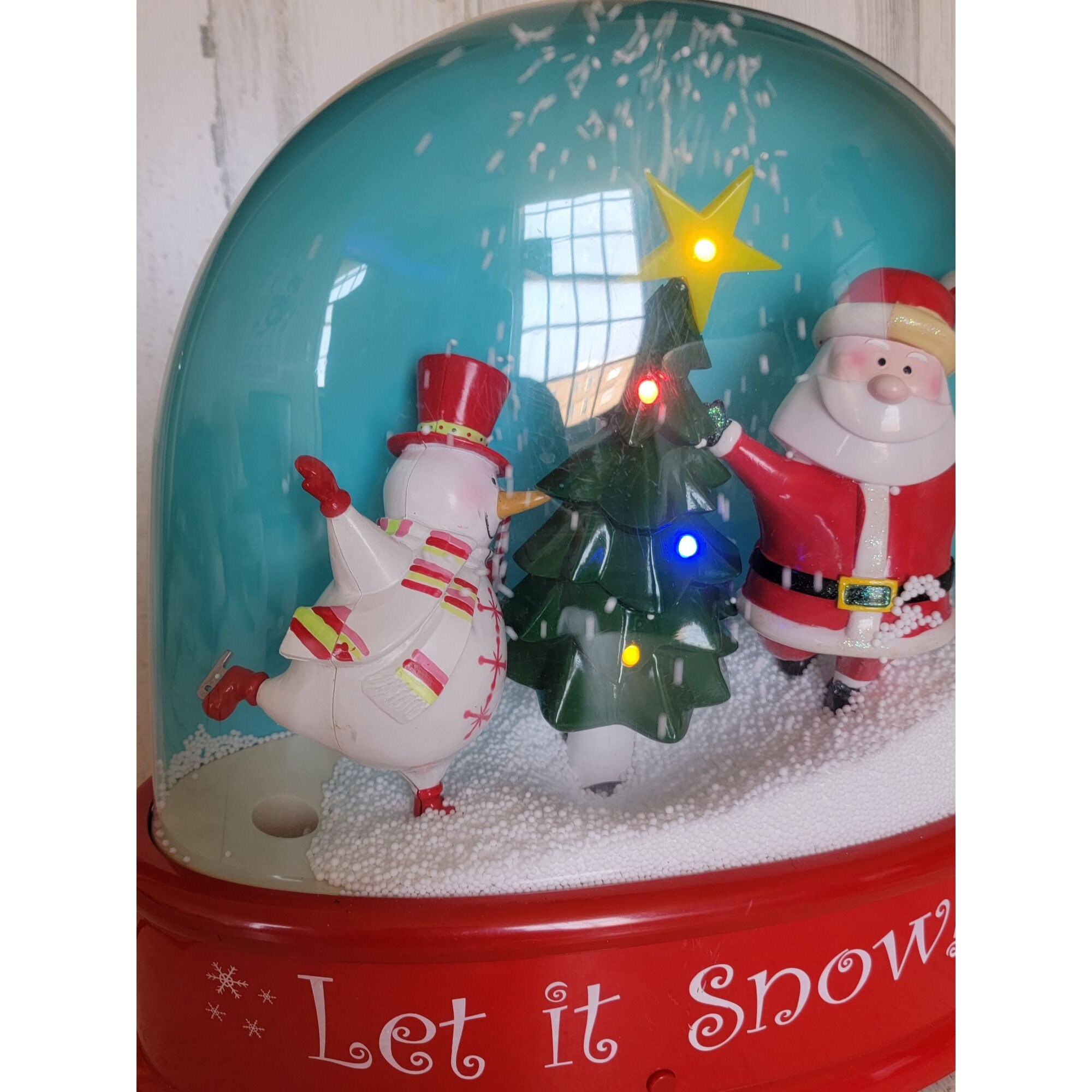 ケロッチ様 シーグラスアート『クリスマスsnow globe*☆～プレゼント～』 Gemmy Let It Snow Animated Snow Globe Xmas Light Up - Etsy