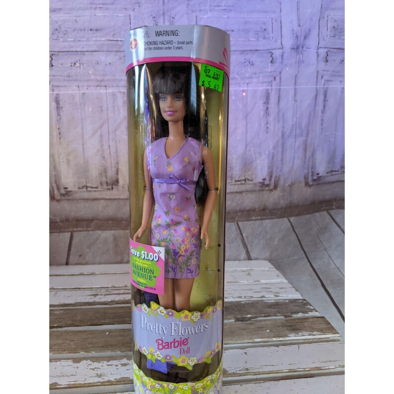 Barbie Pretty Flowers Barbie Doll 24654 Toy New | Etsy