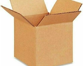 4x4x4 shipping cardboard box packing moving corrugated carton 25 box