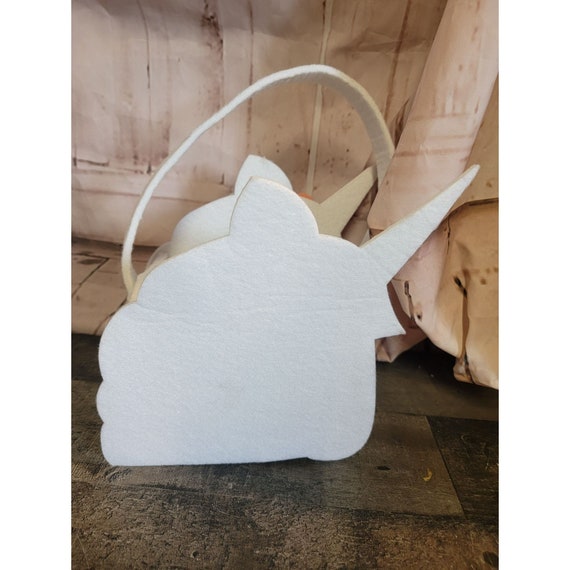 Felt unicorn floral bucket bag youth accessory - image 4