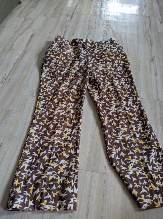 Vintage di fini mens fashion pants birds