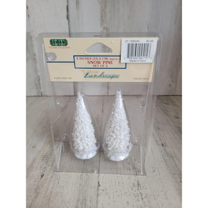 Lemax Snow Pine tree Village landscape 2000 accessory