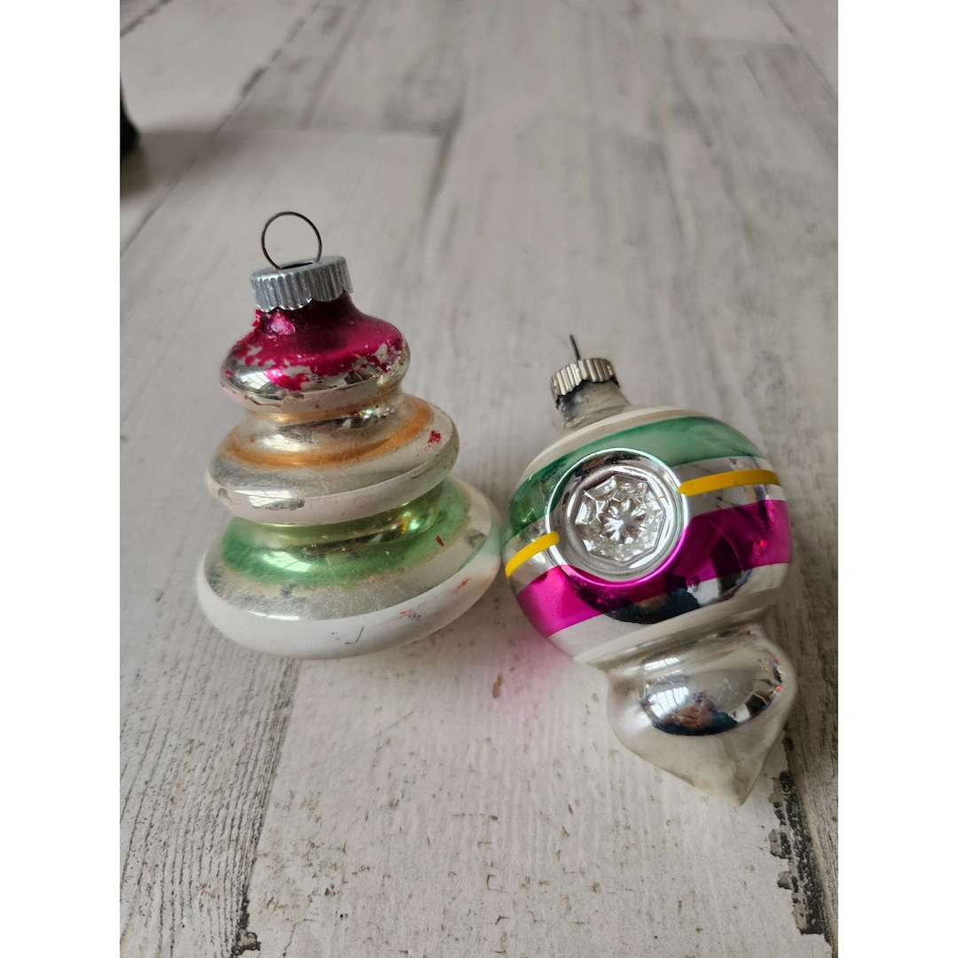Indigo Disco Ball Ornament
