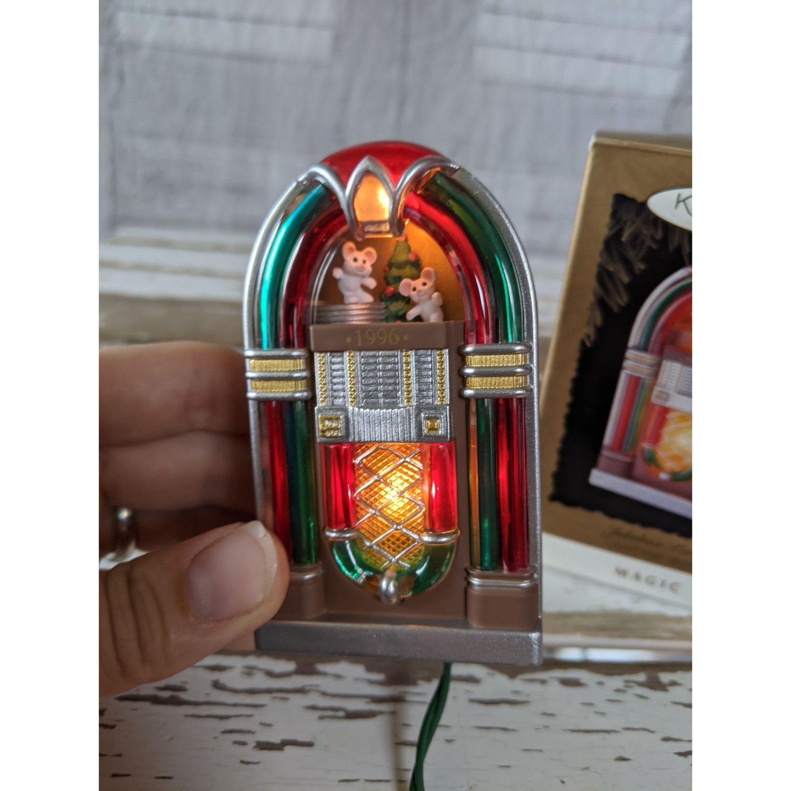 Hallmark jukebox party 1996 ornament Christmas holiday tree Etsy