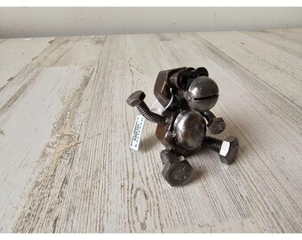 Kalifano metal art monkey recycled figurine statue unique zoo animal very unique
