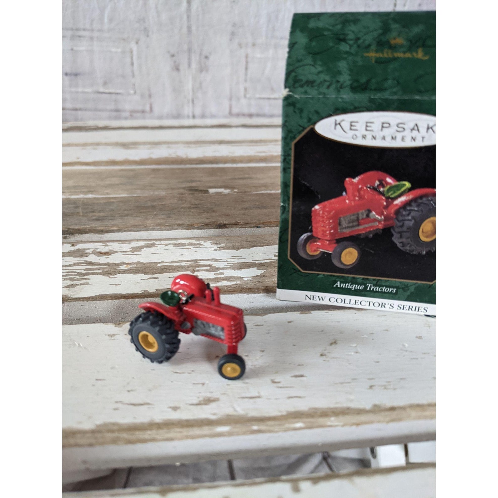 Hallmark Antique Tractors Red First Mini Ornament 1997 Xmas Etsy