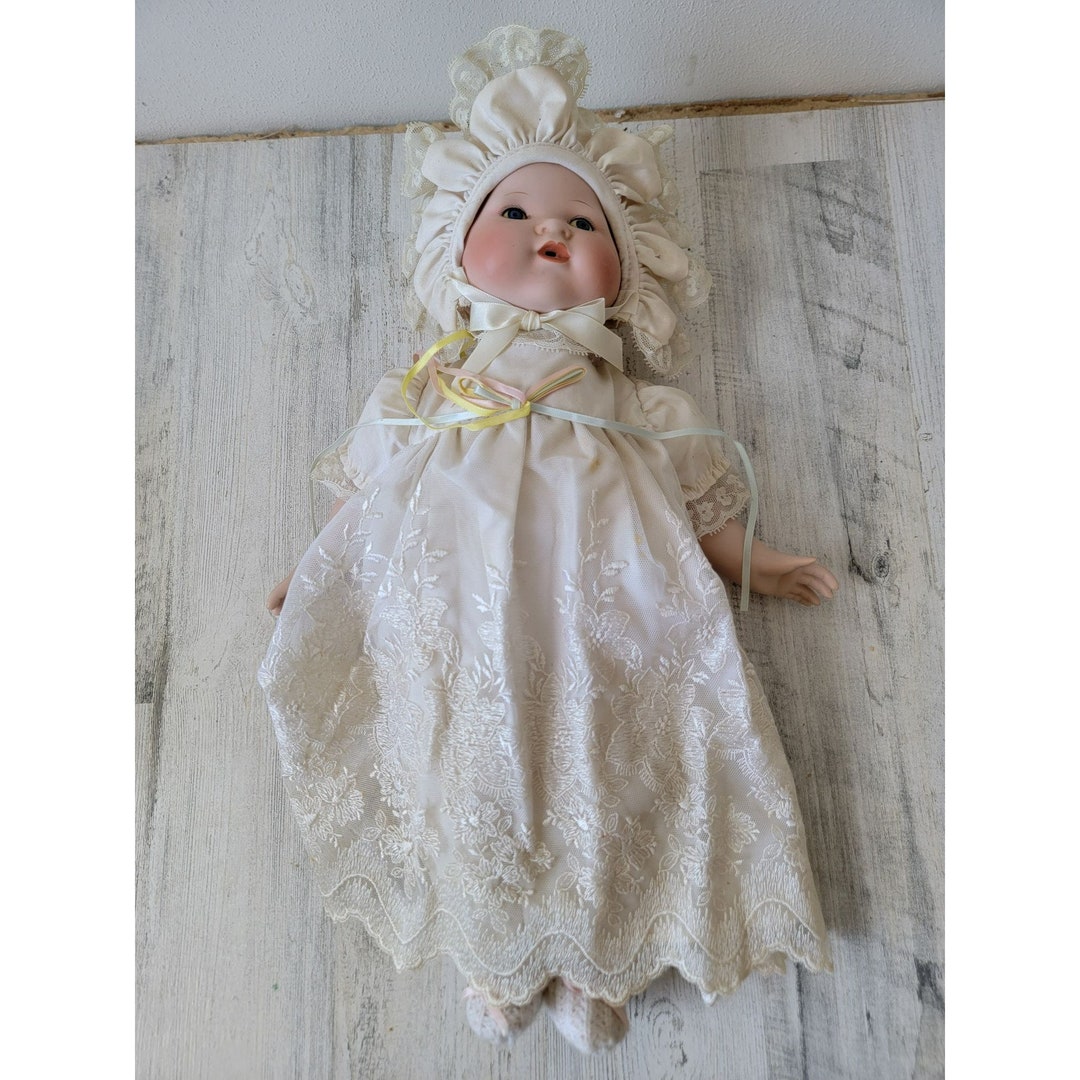 Marian Yu Vintage Porcelain Doll Baby Infant Collectible Girl Etsy