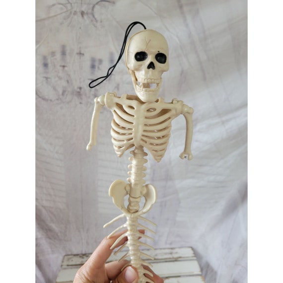 Mermaid Skeleton Mini Hanging Halloween Decor as is Jointed Skeleton 
