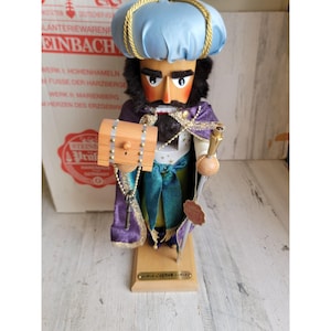 Steinbach Caspar nutcracker Wiseman Xmas collectible decor xmas