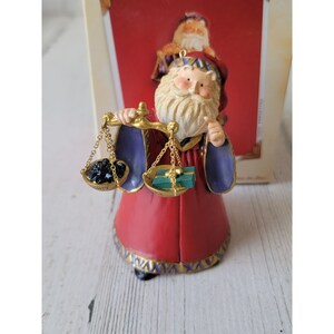 Hallmark decyzja 2003 Mikołaj ozdoba Xmas niegrzeczny miły