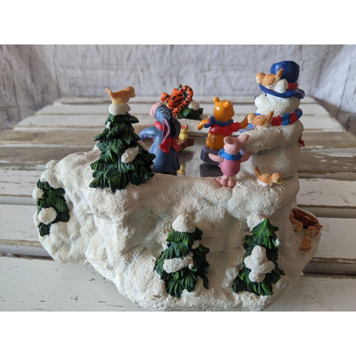 Winter ice skating Winnie the Pooh snow day musical animated | Etsy