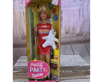 Barbie 22964 Coca-Cola party Barbie polar bear doll new