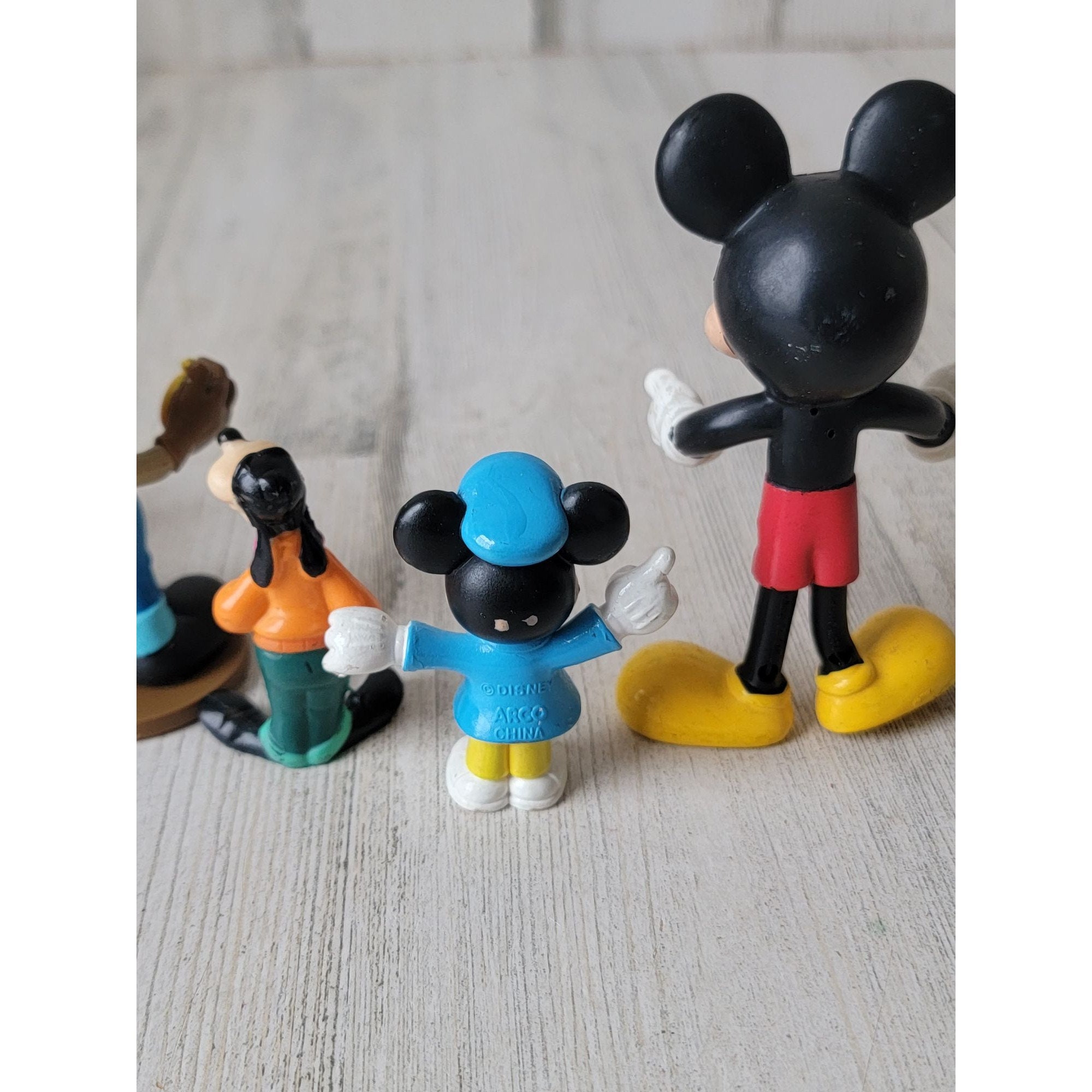 Mickey Mouse Train Conductor Goofy Set Play Disney Toy Figure - Etsy