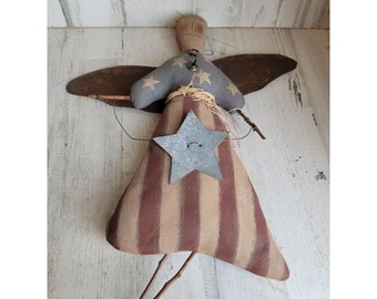 Grande 1998 vintage Bonnie peluche colgante ángel muñeca querubín