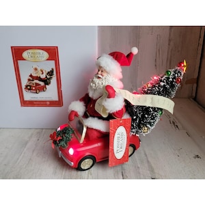Clothtique Smart Car Santa Dept 56 4046535 xmas figure