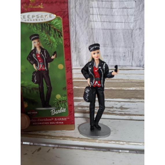 Harley davidson barbie ornament hotsell