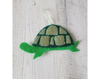 Felt turtle tortoise ornament Xmas