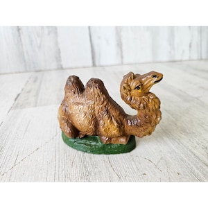 Vintage camel nativity village lightweight Italian Italy fontanini