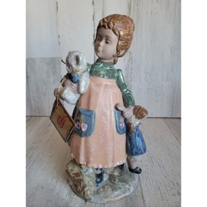 Nadal woman teddy bear doll vintage collectible figure