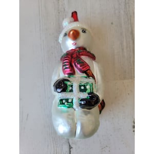 Radko a cool surprise 1997 blown glass ornament Xmas decor